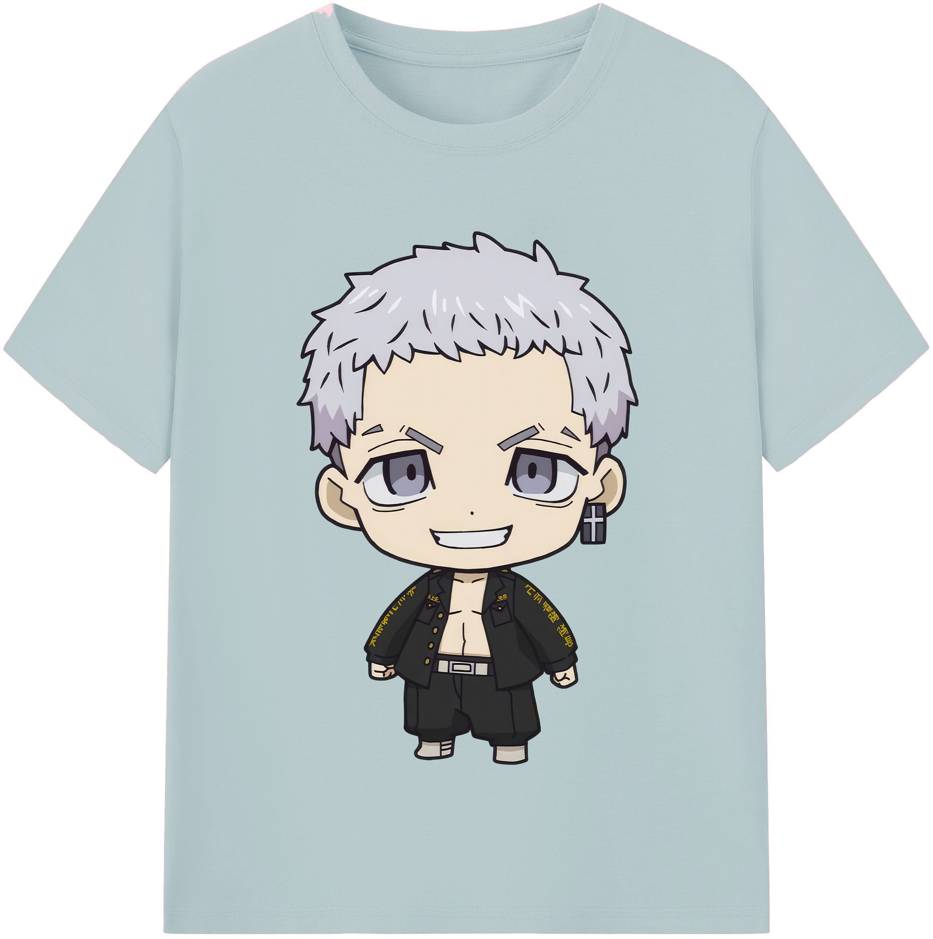 （画像用） 東京リベンジャーズ Tokyo Revengers 綿100％半袖Tシャツ（フロントプリント）